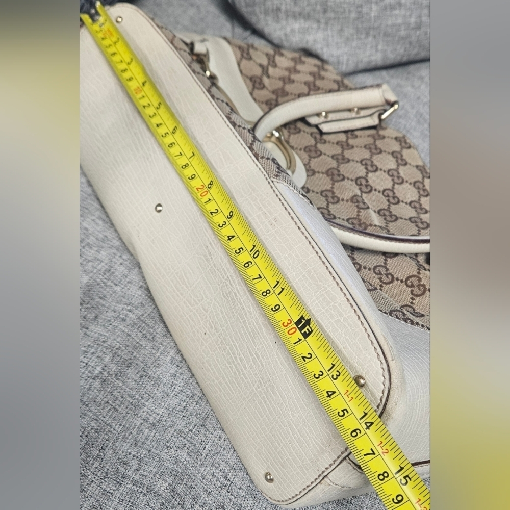 🌟Vintage Gucci Hasler Web Tote Monogram🌟 - Picture 11 of 12